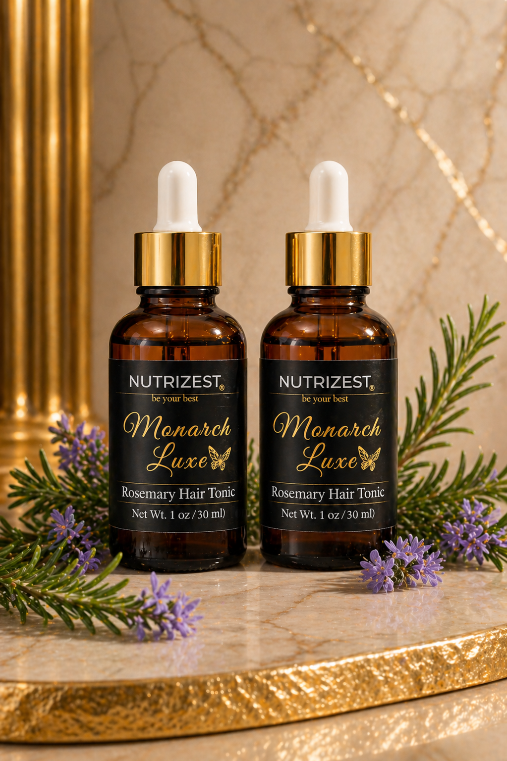 Natural Rosemary Hair Oil for Growth & Scalp Care