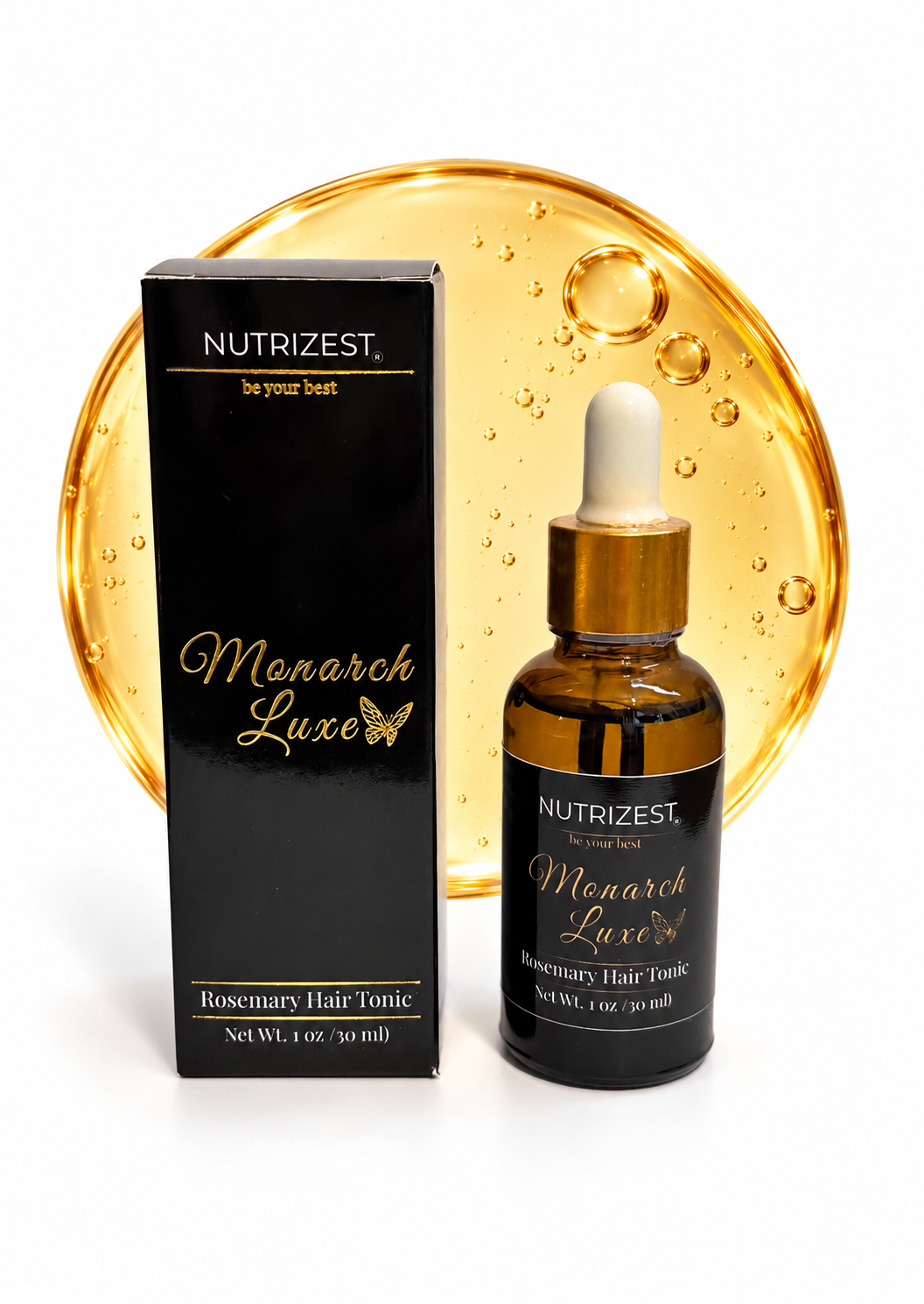 100% Natural  Rosemary Hair Oil Blend with Nourishing Oils for Healthy Hair Growth