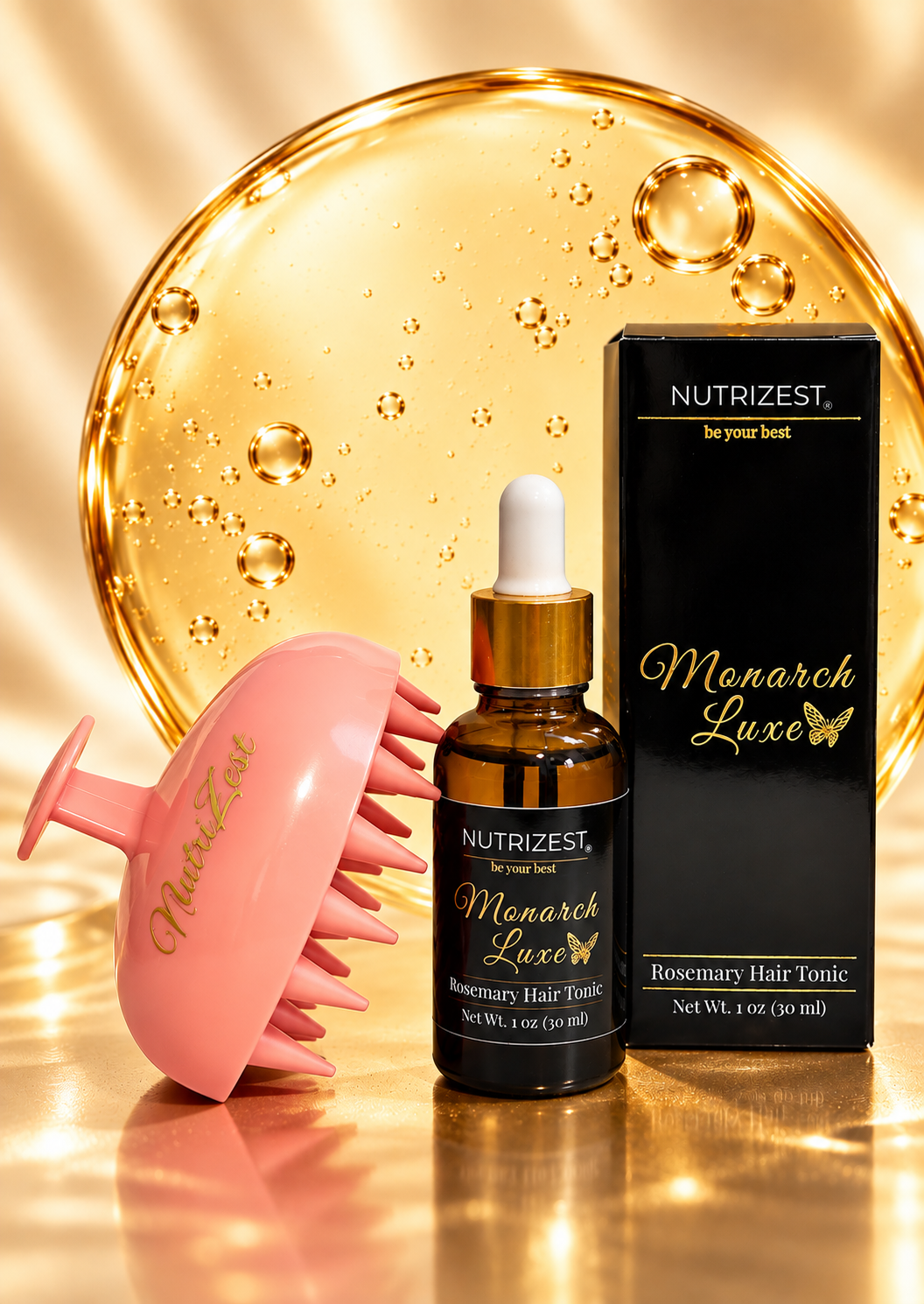 100% Natural Rosemary Hair Growth, Shine & Volume Kit