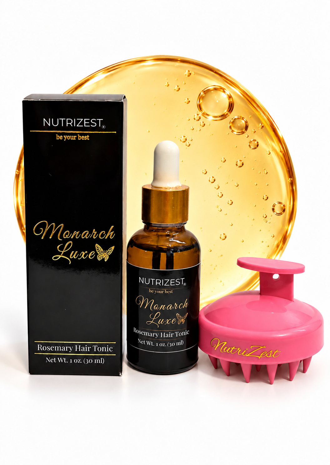100% Natural Rosemary Hair Growth, Shine & Volume Kit
