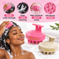 Silicone Scalp Massager Brush for Hair Care & Shampoo